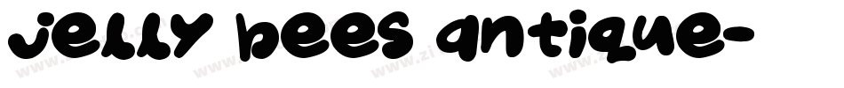 Jelly bees antique字体转换
